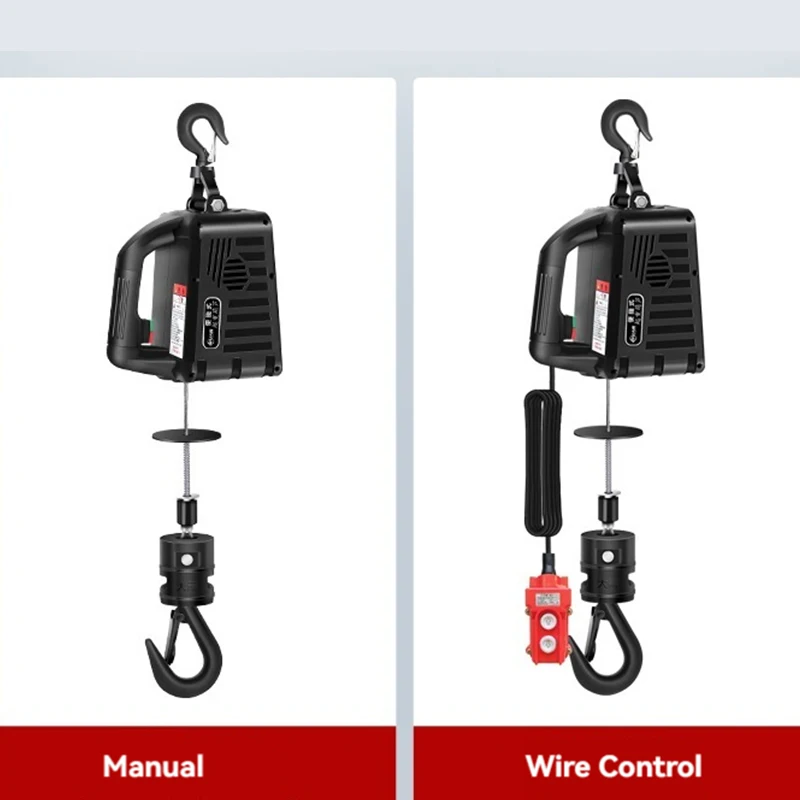 500Kg 3 In 1 Elektrische Takel Draagbare Elektrische Lier Elektrische Staaldraad Hijstoestel 220V/110V