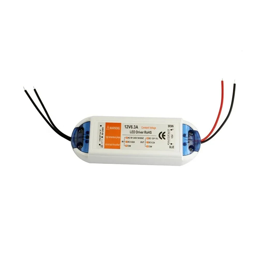 LEDストリップライト用変圧器,ドライバー,屋外アダプター,12v,18w,24w,48w,ac 110v,220vから12v