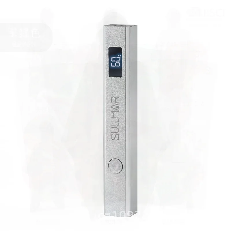 Portable Mini Nail Baking Lamp Handheld Phototherapy Light for Nail Art Metal Lamp with Power Storage SULLMAR Linear Light