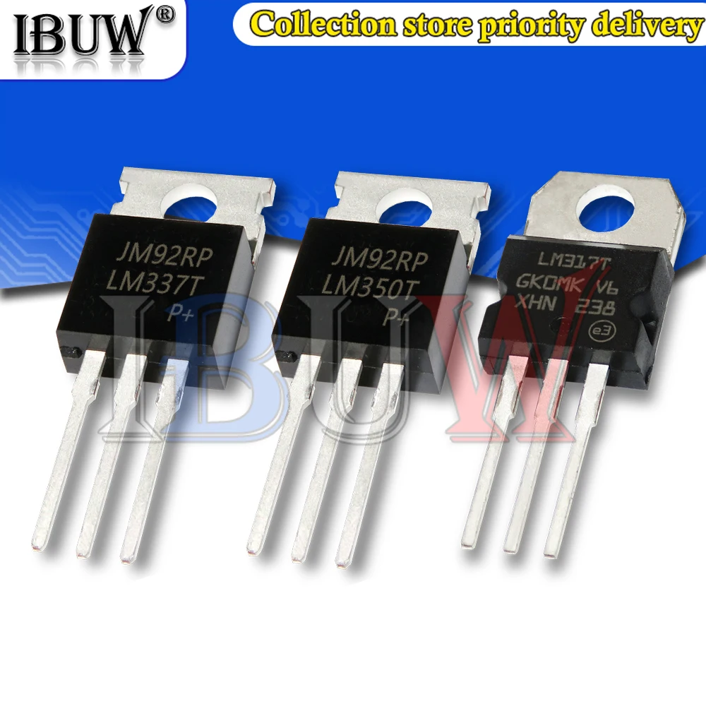 10PCS LM317T LM337T LM338T LM350T LM317 LM337 LM338 LM350 TO220 TO-220