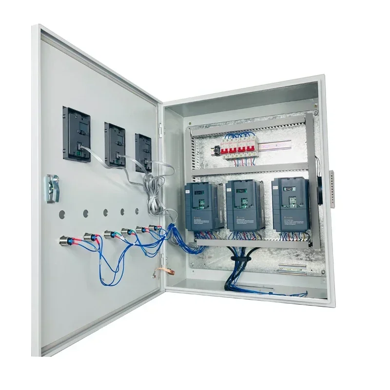 

Control pumps system panel VFD control cabinet electric outdoor control panel with PLC programmable