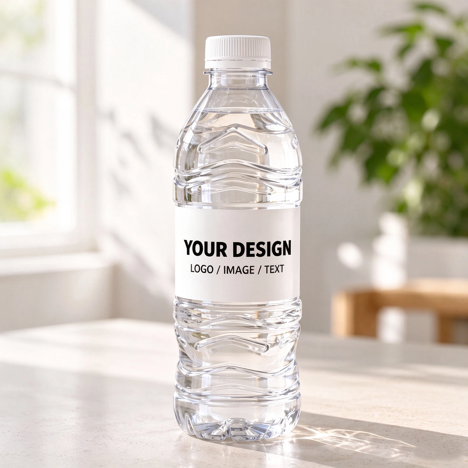 1‑60Pcs Custom Stickers, Personalized Water Bottle Labels with Text & Image for Family, Reunion Drink Tags, Holiday Gathering