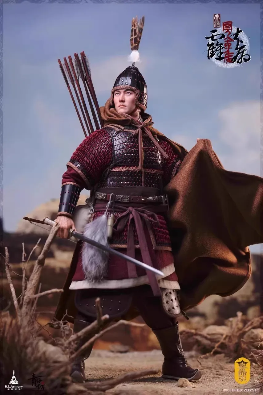 

KLG-EX20251 1/6 Солдат Династии Хань Чемпион Hou Huo Qubing Полный набор 12-дюймовая экшн-фигурка Модель игрушки в наличии