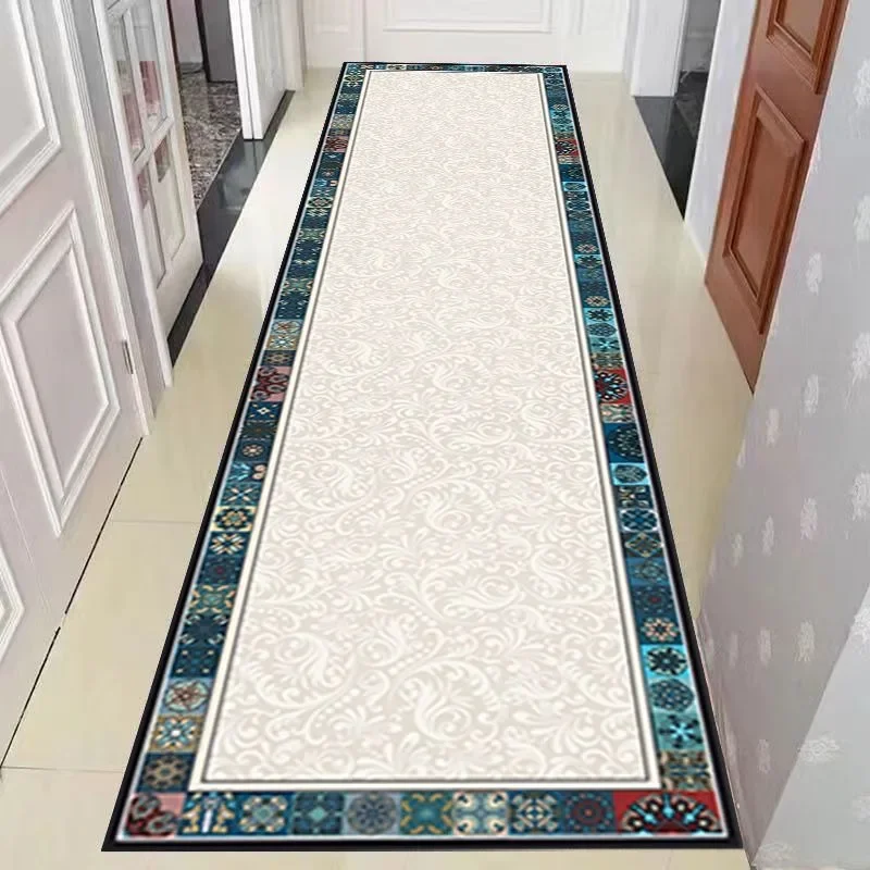 Hotel Walkway Corridor Carpet Hallway Runners Rugs 3D Printing Coiled Material Can Be Cut To Cover Floor Mat Non-Slip Doormat