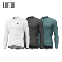 Lameda-Camiseta de ciclismo para hombre, ropa de ciclismo transpirable de secado rápido, Top de manga larga, camisa de ciclismo para primavera y verano