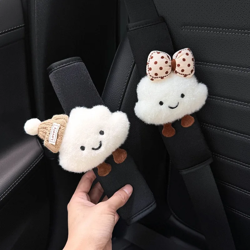 

Новый мультяшный лук, облако, автомобильный ремень безопасности, чехол, плечевой ремень, подушка, автомобильный ремень безопасности, наплечная подушка, защита, автоматическая поддержка шеи