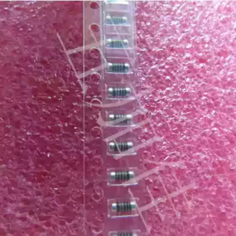 10-100pcs imported SMM02040C1001FBE00 1K 1/4W color ring wafer cylindrical resistor