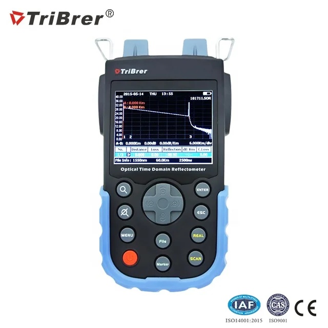 TriBrer OTDR Fibra Optica FTTX Palm Fiber Optic Test Equipment FTTH Mini Fiber OTDR