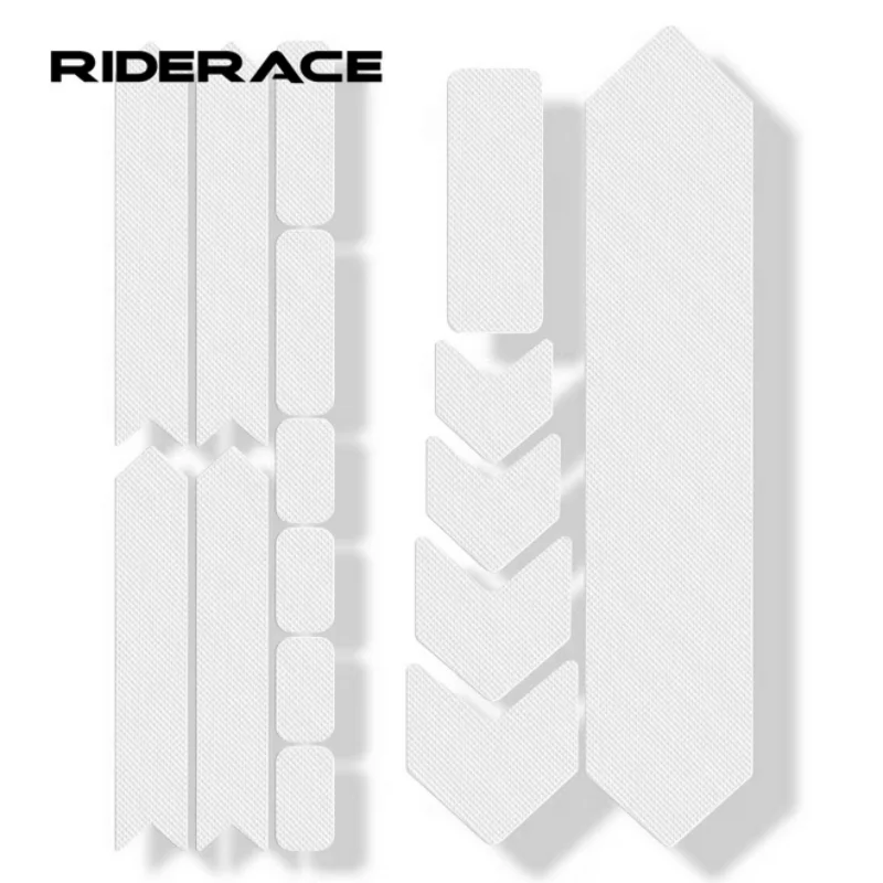 RIDERACE Fahrrad-Kettenstangenschutzpolster 3D Kettenstangen-Rahmenschutz Fahrradkettenschutz-Aufkleber für MTB Rennrad Mountainbike