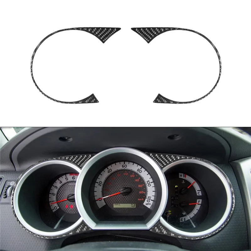 

For Toyota Tacoma 2012 2013 2014 2015 Auto Accessories Black Car Carbon Fiber Protective Sticker Car Interior Decoration