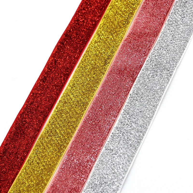 (10 Meters/roll) 1\'\' 2.5cm Powder Coated Velvet Ribbon Wholesale Gift Packaging Decoration Christmas Lace Ribbon Holiday Party