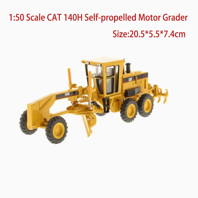 

DM Diecast 1:50 Scale CAT 140H Self-propelled Motor Grader Alloy Engineering Vehicle Model 85030 Collection Gift Decoration Show