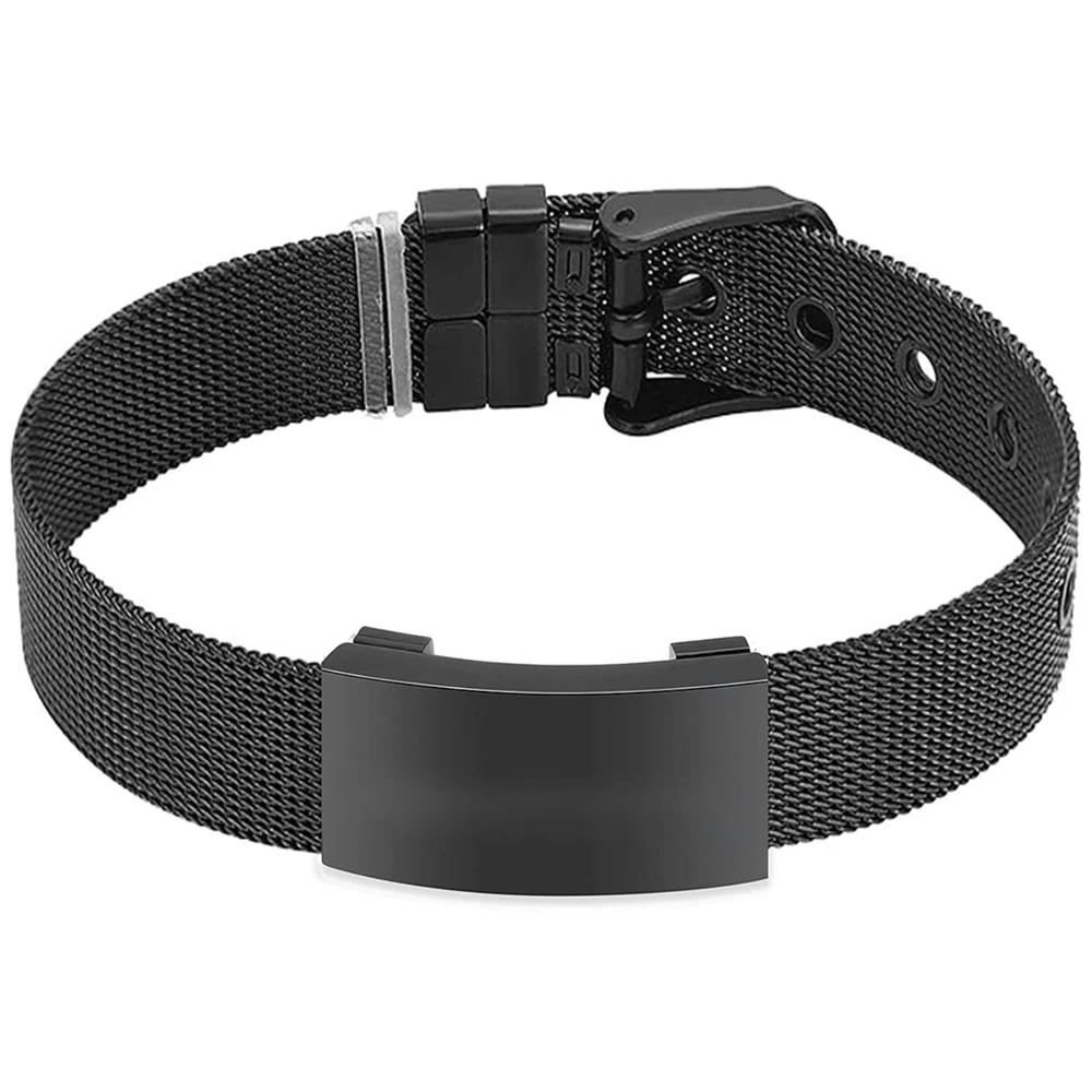 

Регулируемый медицинский браслет с персонализированной настройкой, выгравированным идентификатором QR-кода для предотвращения потерь и информации о текст пациенте