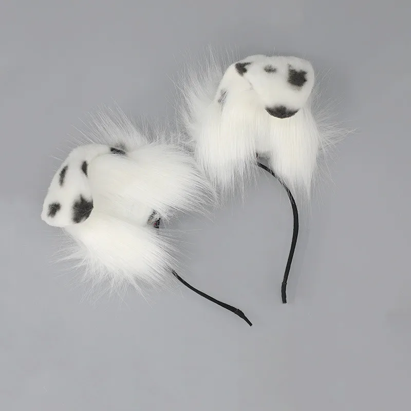 Rechargeable Electric Hairband with Moving Dog Ear for Girls Cosplay Props Headwear Gift for Carnival Halloween Masquerade Party