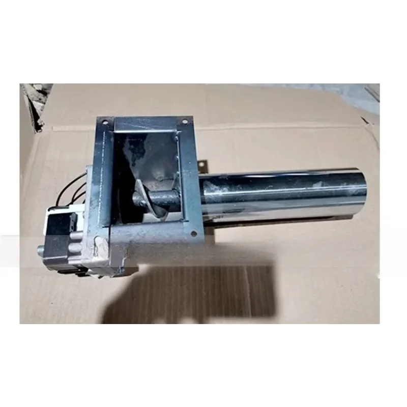 Alimentador de tornillo sin fin de acero inoxidable con motorreductor para estufa de pellets y transportador de biomasa