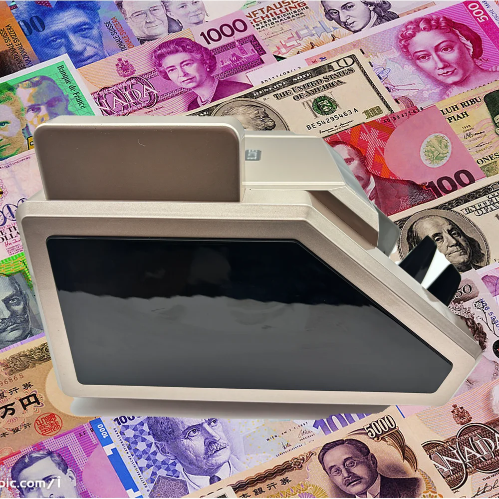 عداد الفواتير شاشة LED مزدوجة آلة عد الأوراق النقدية عداد النقود OEM EGP آلة عداد الفواتير