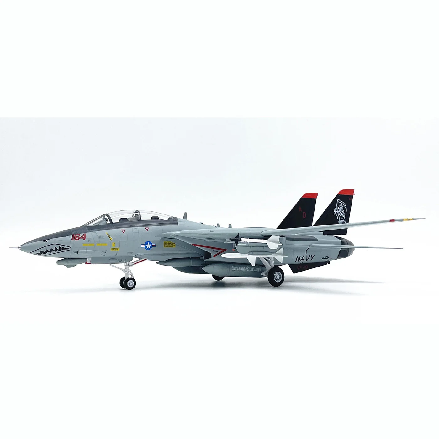 

German F-14D Militarized Combat Fighter Aircraft Plastic Model 1:72 Scale Toy Gift Collection Simulation Display Decoration