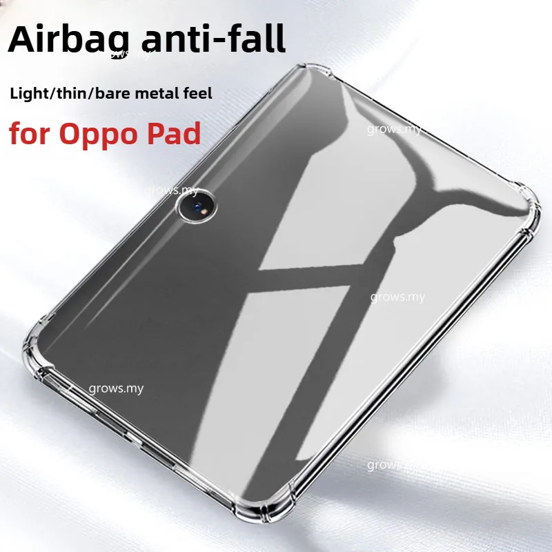 

Silicone Soft Case For OPPO Pad3 11.61 2024 Pad 3 Pro 12.1" Neo 11.4 2024 Pad Air 2 Air 10.36 Pad2 11.61 TPU Airbag Cover