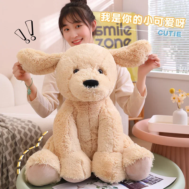 Stuffed Giant Cartoon Dog Plush Toy Cute Long Plush Puppy Doll Pet Toys Baby Accompany Doll Sweet Home Decor Birthday For Kids