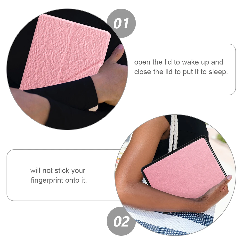 

Ultra-Thin E-Reader Protective Cover Auto Sleep Wake Waterproof Scratch-Resistant Slim Lightweight Compatible With Kindle 10Th
