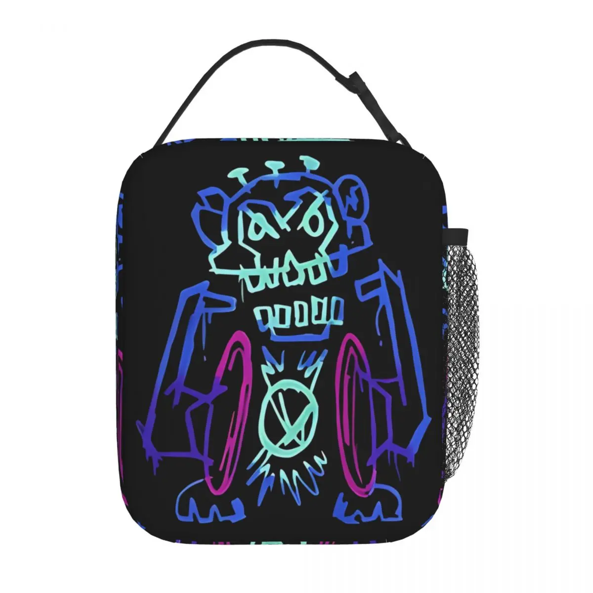 Arcane Jinx Graffiti Insulated Lunch Bags Leakproof Lunch Container Cooler Bag Tote Lunch Box Office Outdoor Food Storage Bags