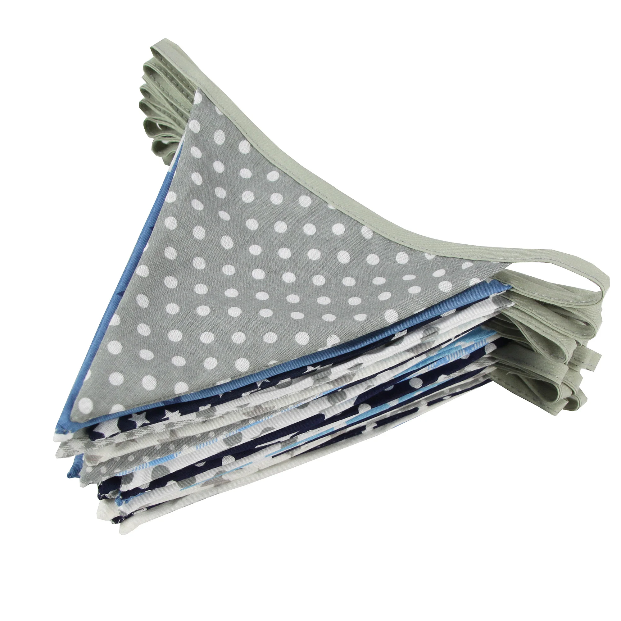 Neue 10 mt 36 fahnen Weiß Baumwolle Spitze Stoff Bunting Flags Hochzeit Party Dekoration Banner Hause Braut Dusche Bunting Garland – Detail 37