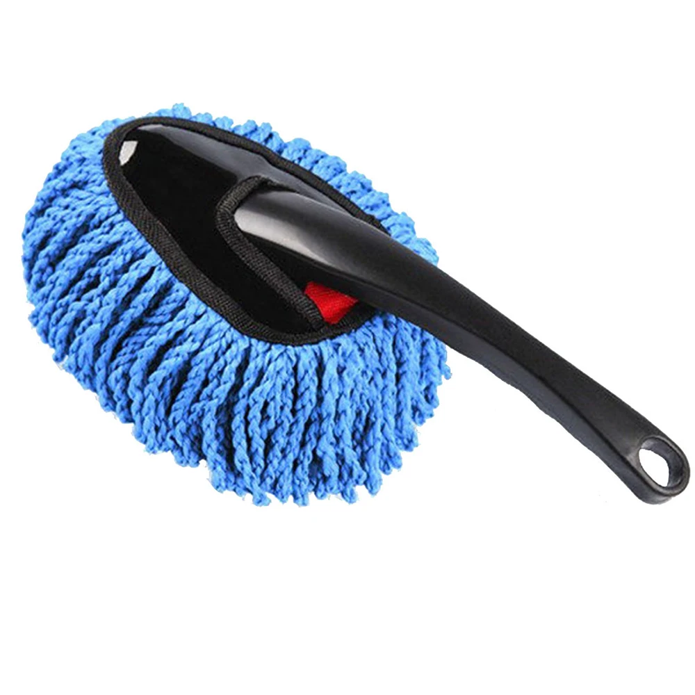 Microfiber Car Cleaning Brush for Computer Floor Glass Washer Cleaner Window Windshield Wiper Wax Washable Brush Tool C05