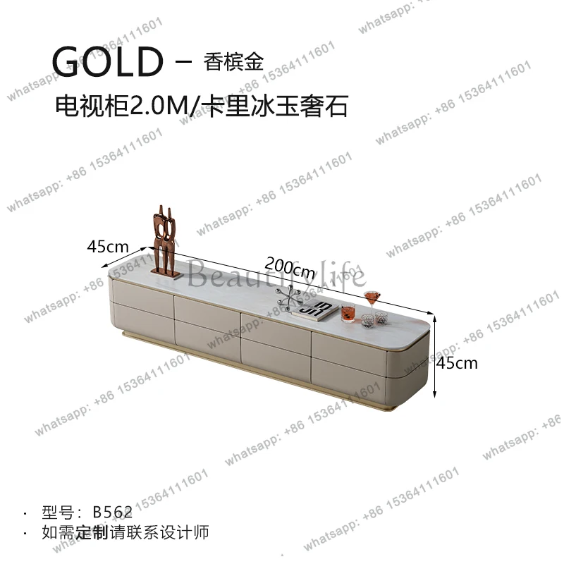 Minimalist Center Tv Stands Entertainment Luxury Monitor Storage Tv Table Floor Living Room Muebles Para Tv Replica Furniture