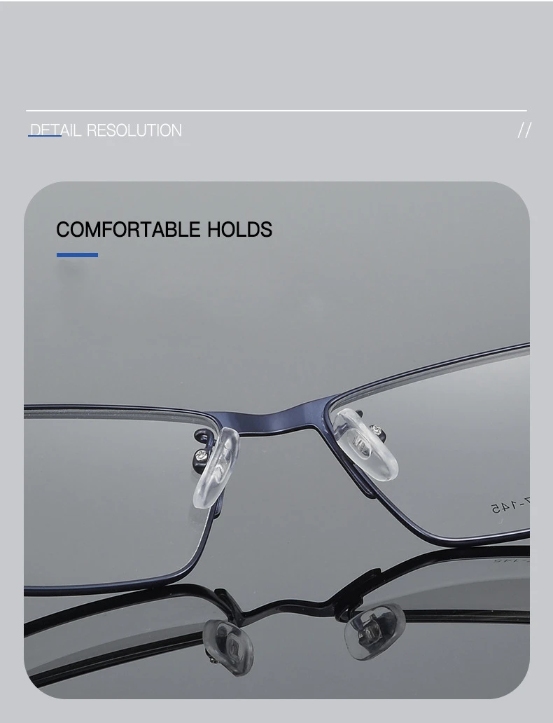 KOCOLIOR Full Frame Titanium Anti Blue Light Reading Glasses Men Ultralight Business Presbyopia Eyeglasses Photochromic Readers