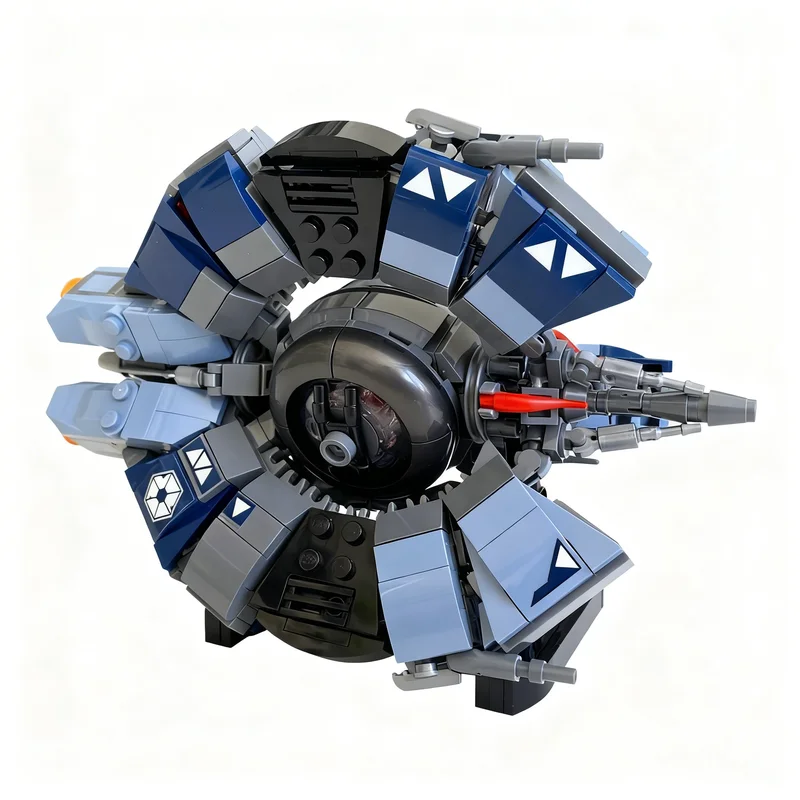 NUEVO Set de Construcción MOC de 612 Piezas, Batalla Espacial, Cis Droid Tri Fighter Rots EP3 V2, Bloques de Construcción Personalizados, Ensamblaje DIY, Regalo, Decoración para el Hogar