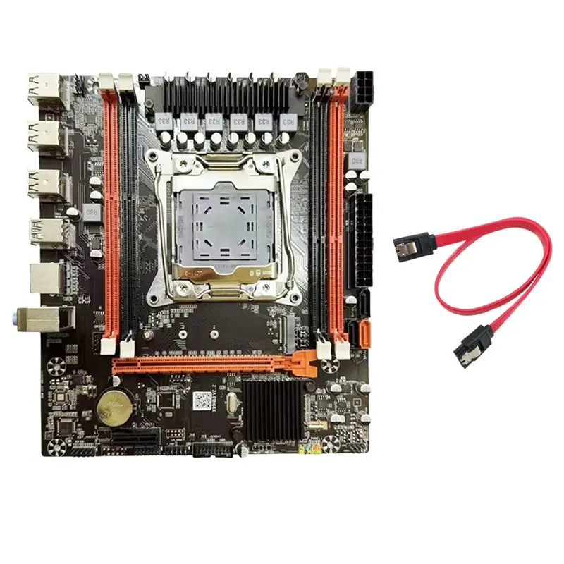 Placa Base TA-DDR3 LGA2011-V3 X99H M.2 NVME SATA3.0 4X Ranura DDR3 Compatible con CPU E5-26XX V3 E5-2678 V3 E5-2696 V3 E5-2629 V3
