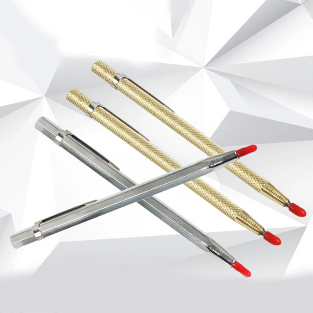 

6Pcs Tile Cutting Pen Multi-Functional Alloy Glass Ceramic Stone Engraving Pen Drawing Needle Lettering Scriber