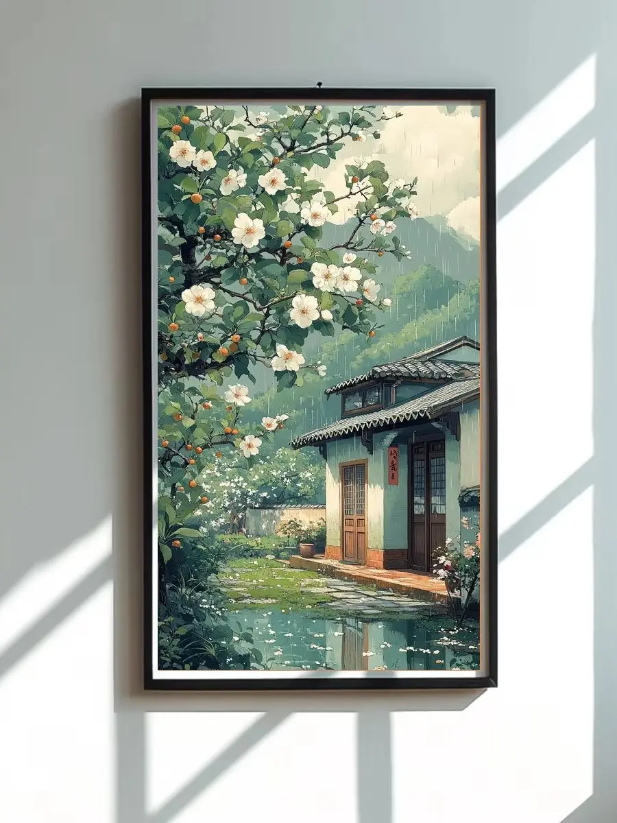 1 Stück 40x70 cm/15,7x27,5 Zoll, 11CT/14CT Kreuzstich-Set, DIY-Valentinstagsgeschenk, Stickerei-Set für Festivals, Landschaften – Detail 1