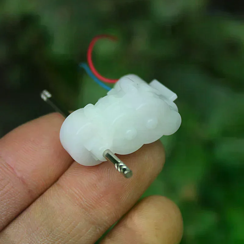 Mini 614 Coreless Gear Motor DC 3.7V 390RPM Dual Shaft Micro Coreless Gearbox Reducer Motor DIY Hobby Toy Car