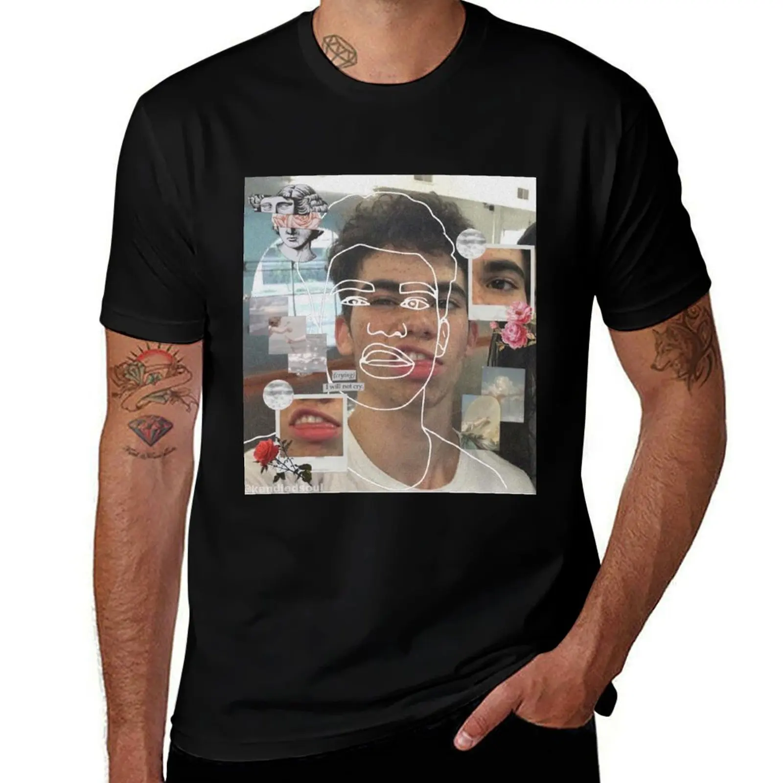 Cameron boyce fanart T-Shirt Casual Loose Daily Wear T-Shirt
