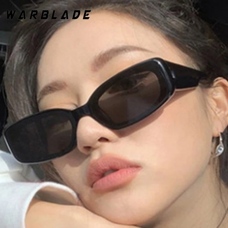 

Fashion Jelly Color Cute Rectangle Small Frame Women's Sunglasses Brand Designer Men Sunglass Summer Travel Female Eyewear UV400