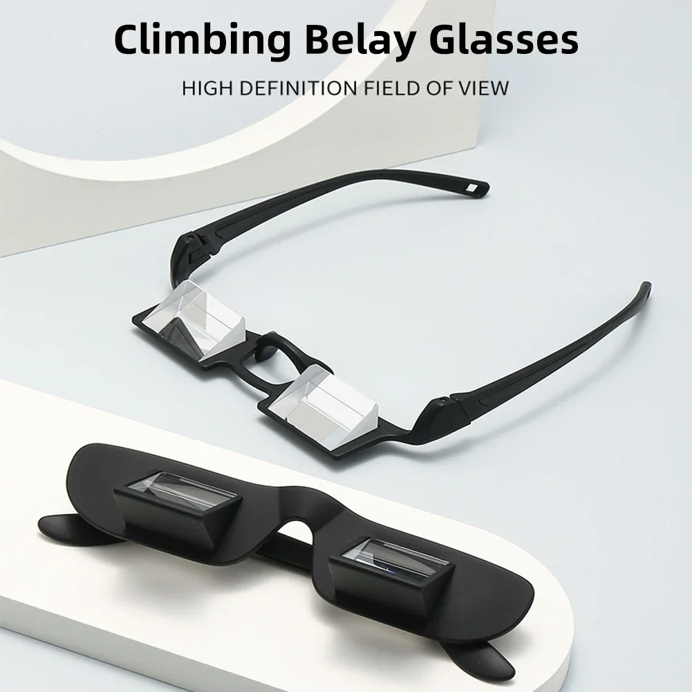 Light Weight Belay Glasses Eyeglasses Hight Transparent Comfortable Outdoor Rock Climbing Clear Prism Glasses
