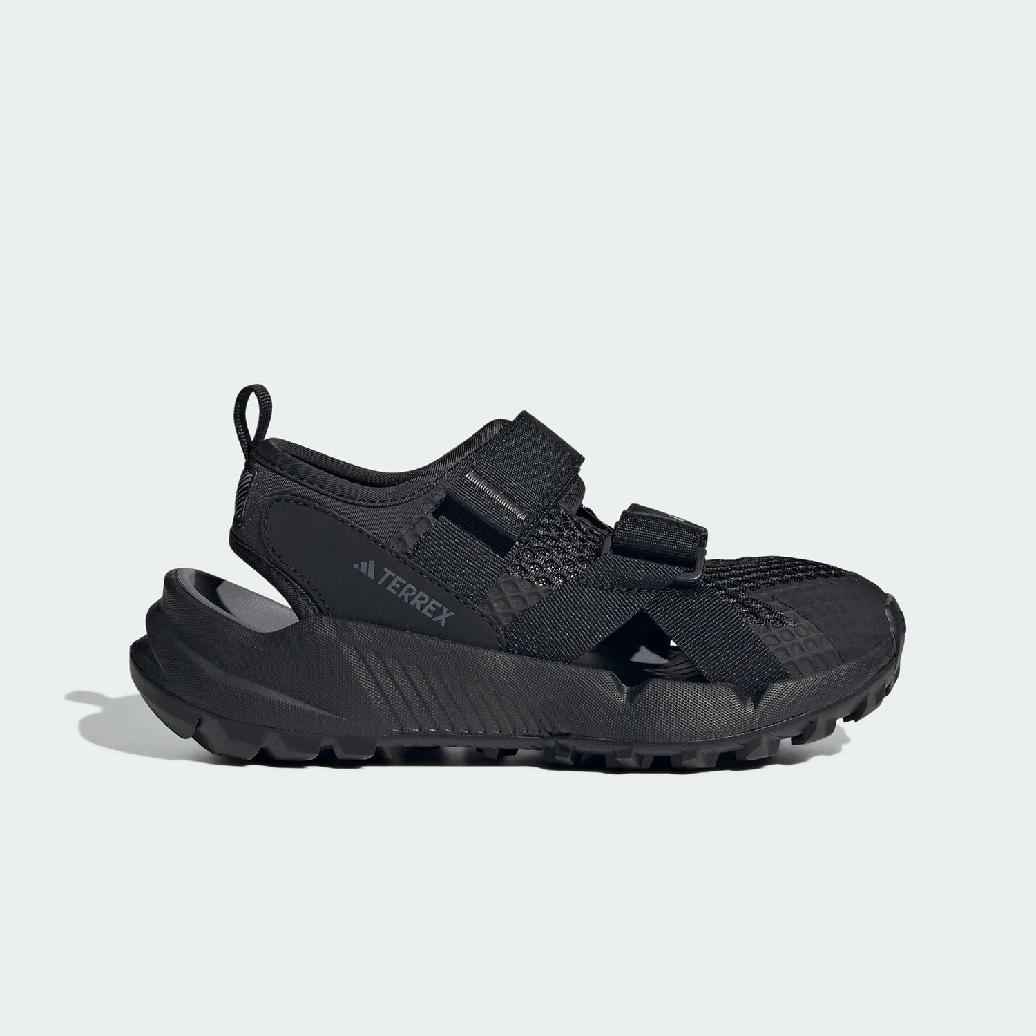 

Оригинальные летние детские пляжные сандалии Adidas на липучках, прочные, модель IH6378