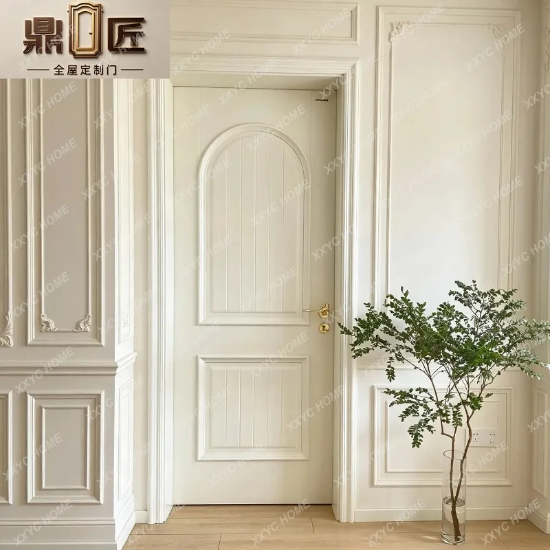 XX paint bedroom door solid wood home wooden door bedroom living room solid wood door