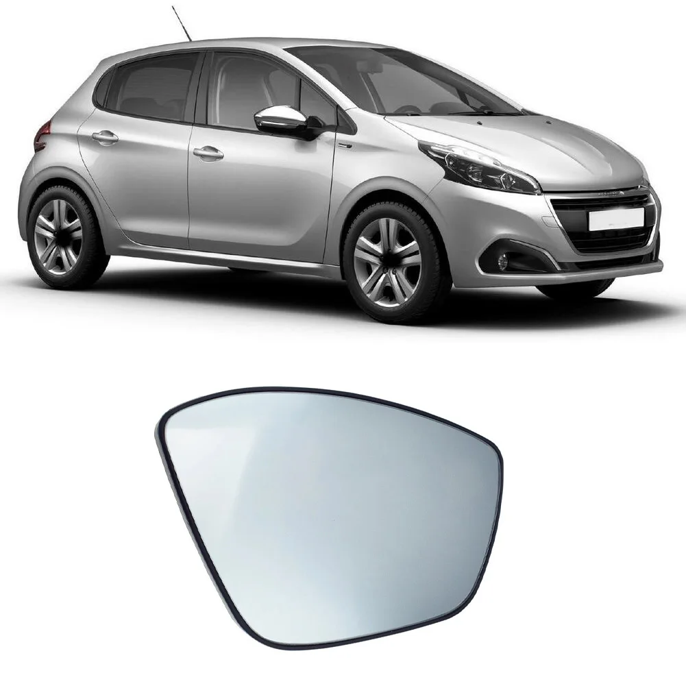 Right Side Mirror Glass For 208 2012-2019 Non-Heated Replacement 1610707780 1607512280 Car Exterior Accessories Mirror
