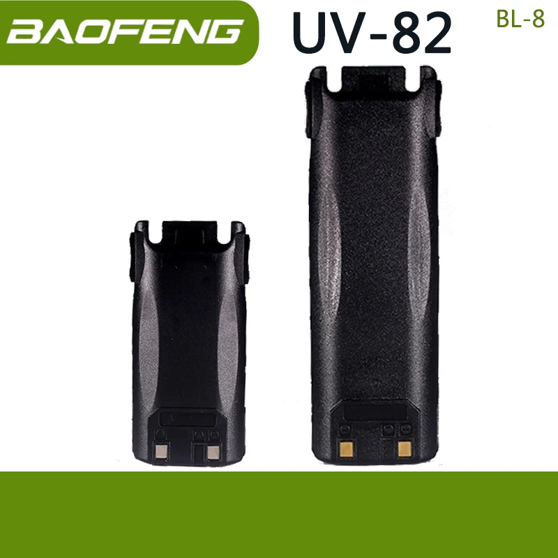 Baofeng UV-82 Li-ion Battery USB-C Type-C Charger 2800/3800mAh BL-8 Original For UV-8D UV-82HP UV-8D UV-82WX UV89 Two Way Radio