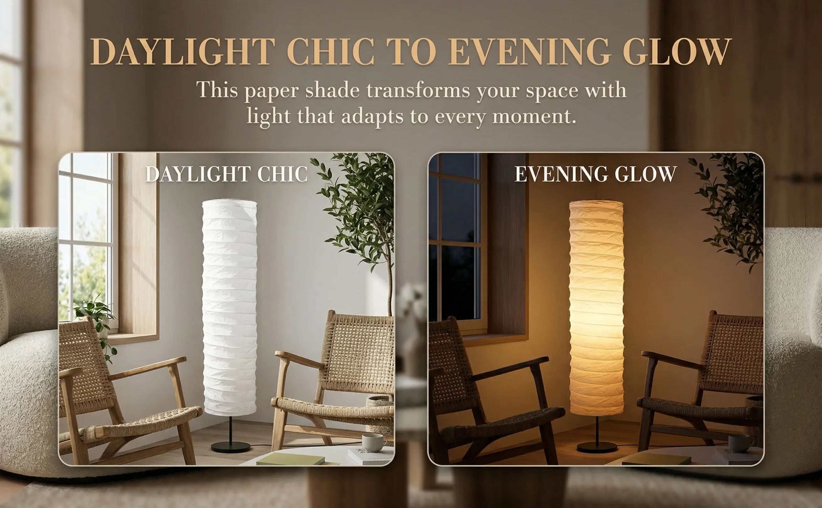 Modern 1pc Paper Floor Lamp Shade Light Cover for Corner Standing Lamp Decorative Home Hotel Living Room Bedroom Accessory