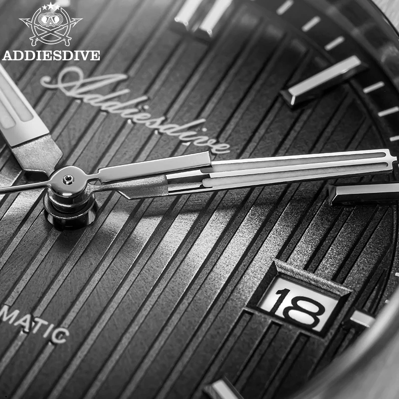 ADDIESDIVE Automatic Mechanical Watches For Men 41mm Sapphire Glass Waterproof 200M Diver Watch Super Luminous Steel Wristwatch