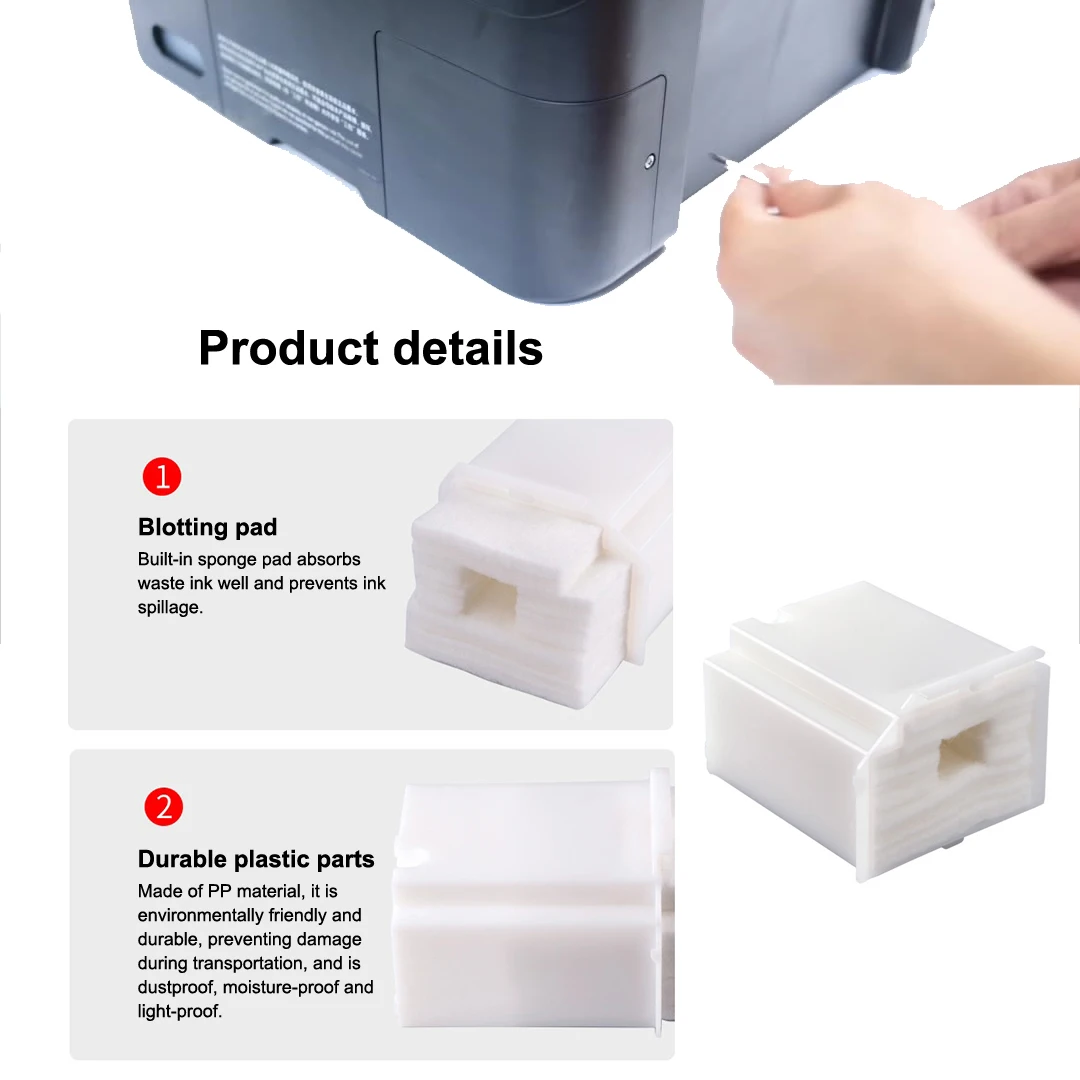 1pcs Waste Ink Collector Box For  L1250 L3110 L3158 L3160 L3210 L3250 L1110 Printer Maintenance Box Waste Ink Pad Sponge