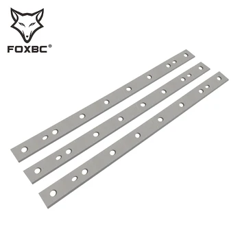FOXBC-12.5 인치 대패 블레이드 DW7342, DeWalt DW734 목공용 목재 대패 칼 교체-3 개 세트 