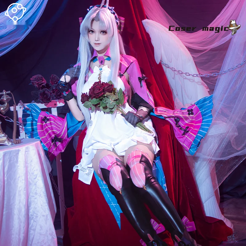 

Game Wuthering Waves Carlotta Montelli Cosplay Costume Uniform Halloween Carnival Party Christmas Play Role Clothes Clothing