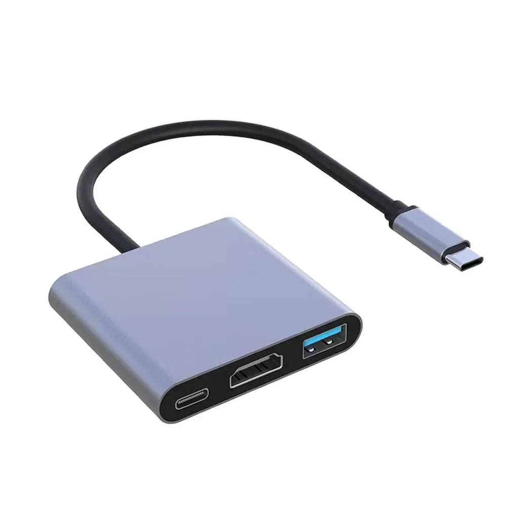 USB-C to HDMI 호환 4K TYPE-C USB 3.0 허브 어댑터, PD 100W, 맥북, 닌텐도, 삼성, 화웨이, 샤오미 휴대폰, 노트북 데스크탑용