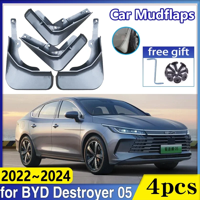 

Автомобильное крыло для BYD Destroyer 05 2022 2023 2024 Chazor, передние брызговики для выпечки, брызговики, защита, аксессуары для брызговиков