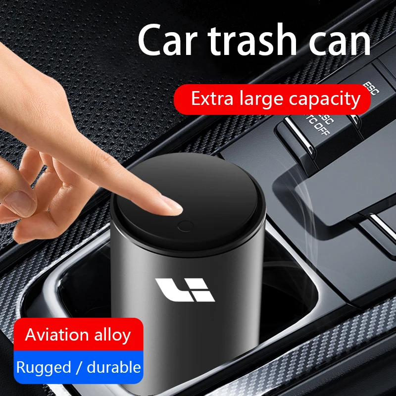 

Car Trash Can Waste Rubbish Bin Multifunctional Garbage Basket Storage Box Accessories for Lixiang L6 L7 L8 L9 MAGA PRO MAX Li A