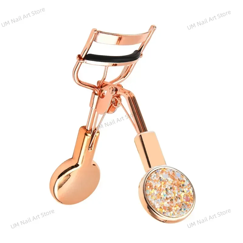 Portable Round Handle Eyelash Curler False Eyelash Curling Aid Beauty Makeup Tool Exquisite Eyelash Curler Makeup Tools